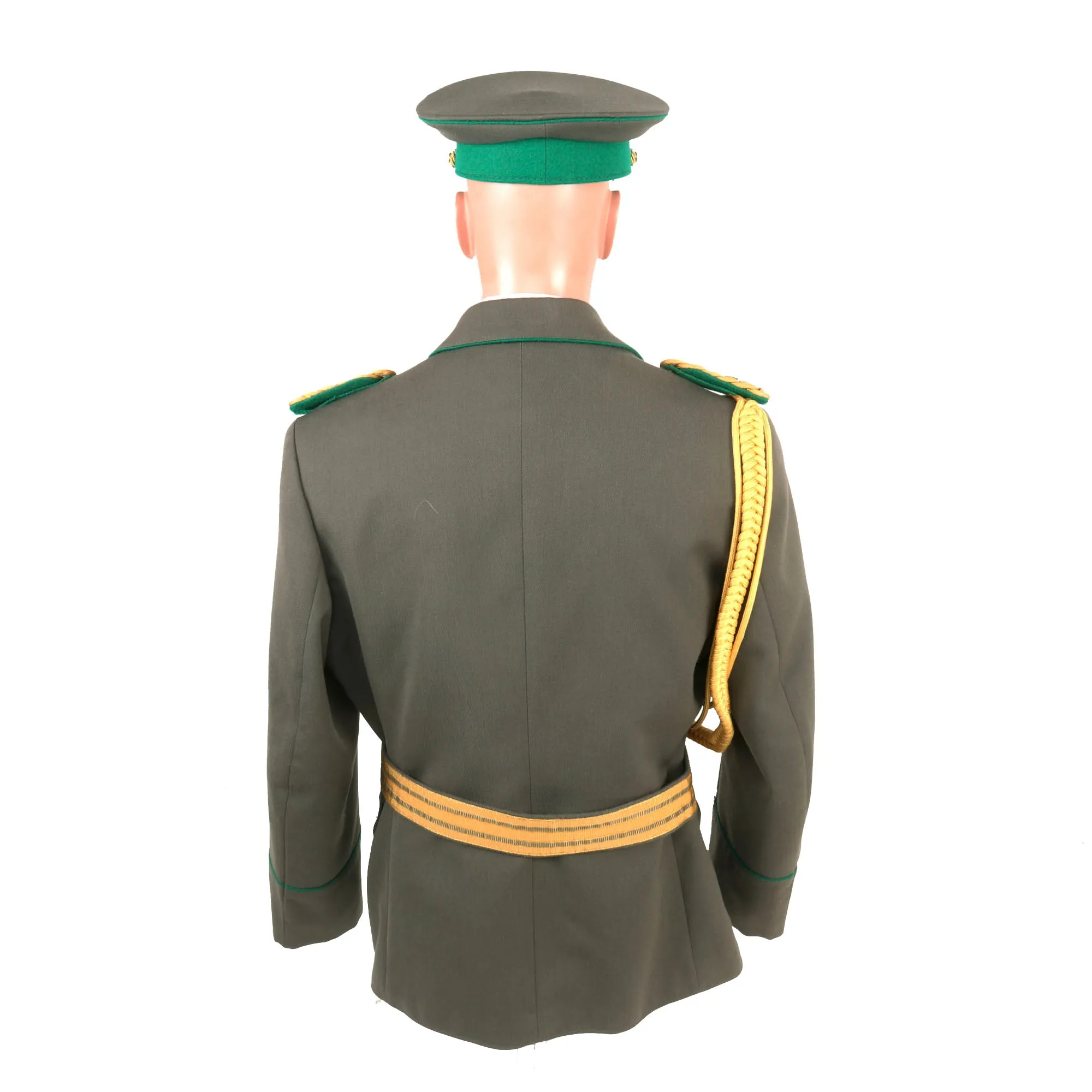 Original East German Cold War DDR Border Guard Generalleutnant Lieutenant General’s Uniform with Visor Cap & Belt - 8 Medals