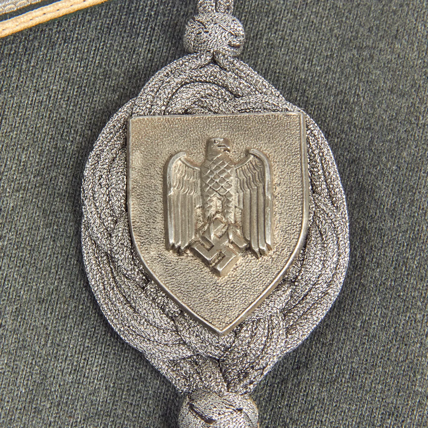 Original German WWII Named Heer 36th Infantry Feldwebel M35 Waffenrock Tunic with Pants and Marksmanship Lanyard - dated 1935