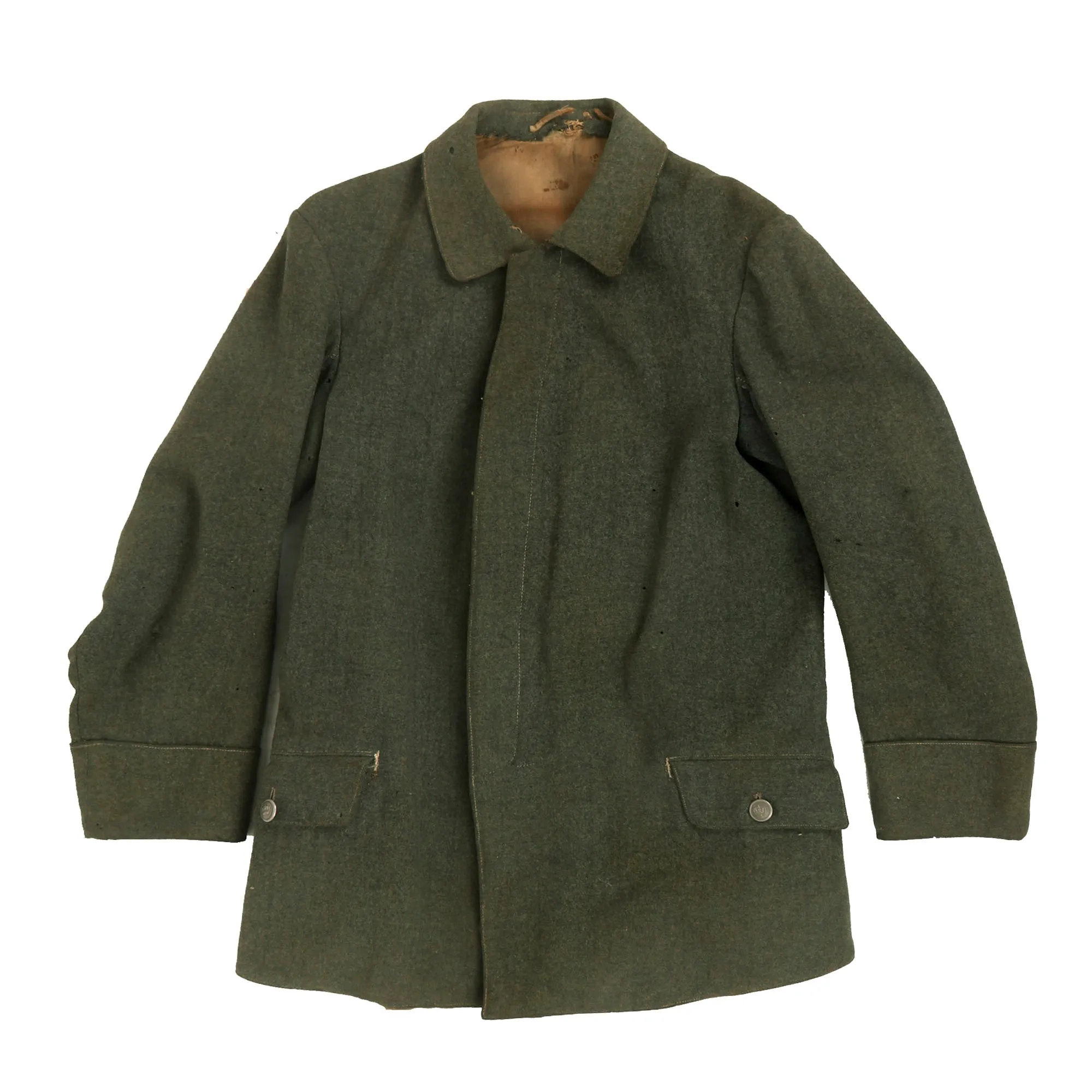 Original Imperial German WWI Bavarian EM/NCO M1915 / M1916 Feldbluse Tunic with Minor Alterations