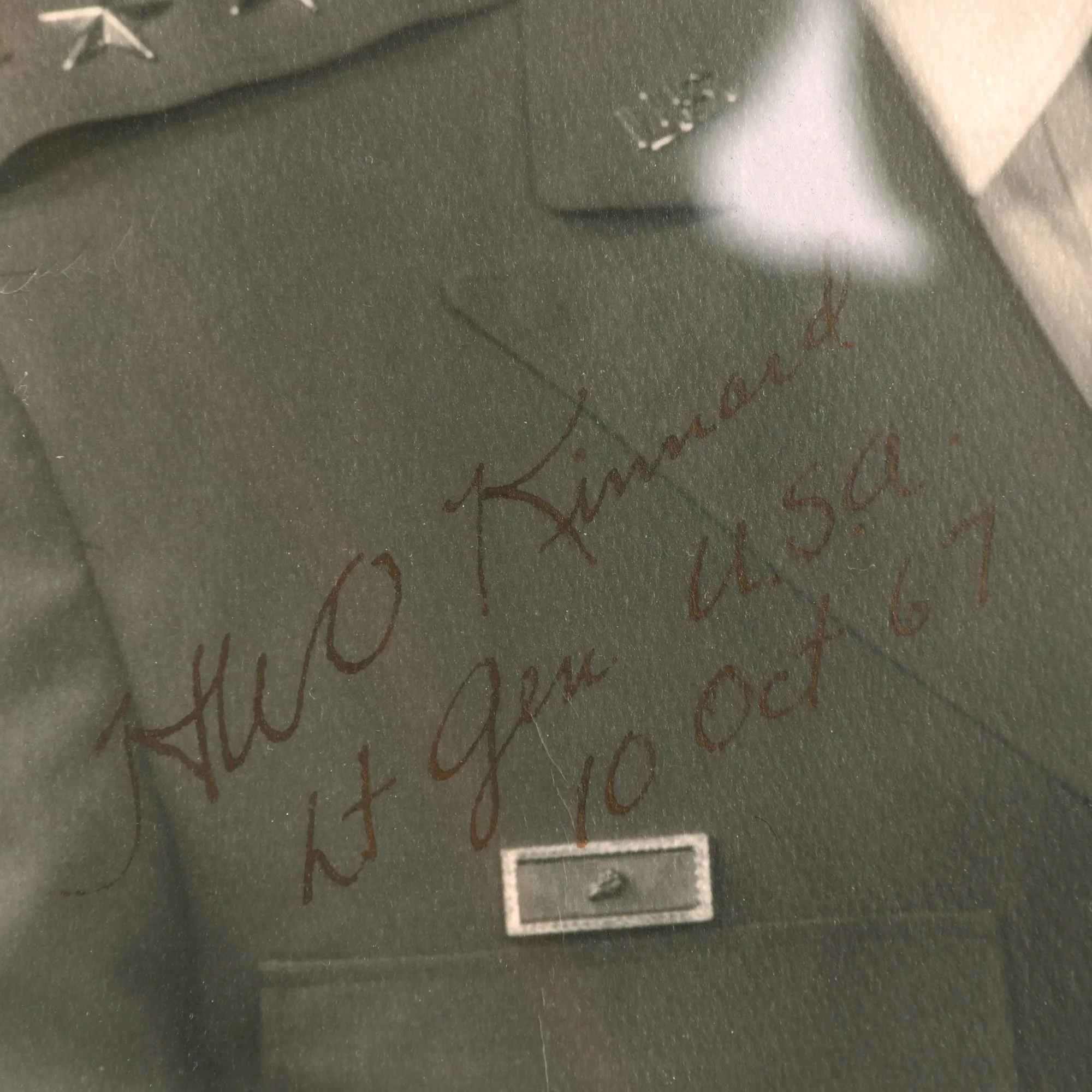 Original U.S. WWII 101st / 82nd Airborne Division Patched Summer Service Dress Uniform Attributed To Lieutenant General Harry Kinnard With Signed Photograph - Formerly Part of the A.A.F. Tank Museum