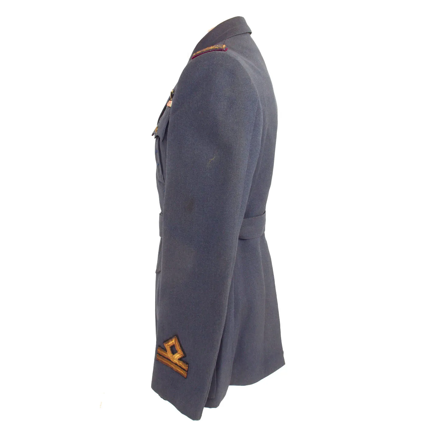 Original WWII Italian Regia Aeronautica Air Force Pilot Uniform Tunic with Milan Made Pilot Wings