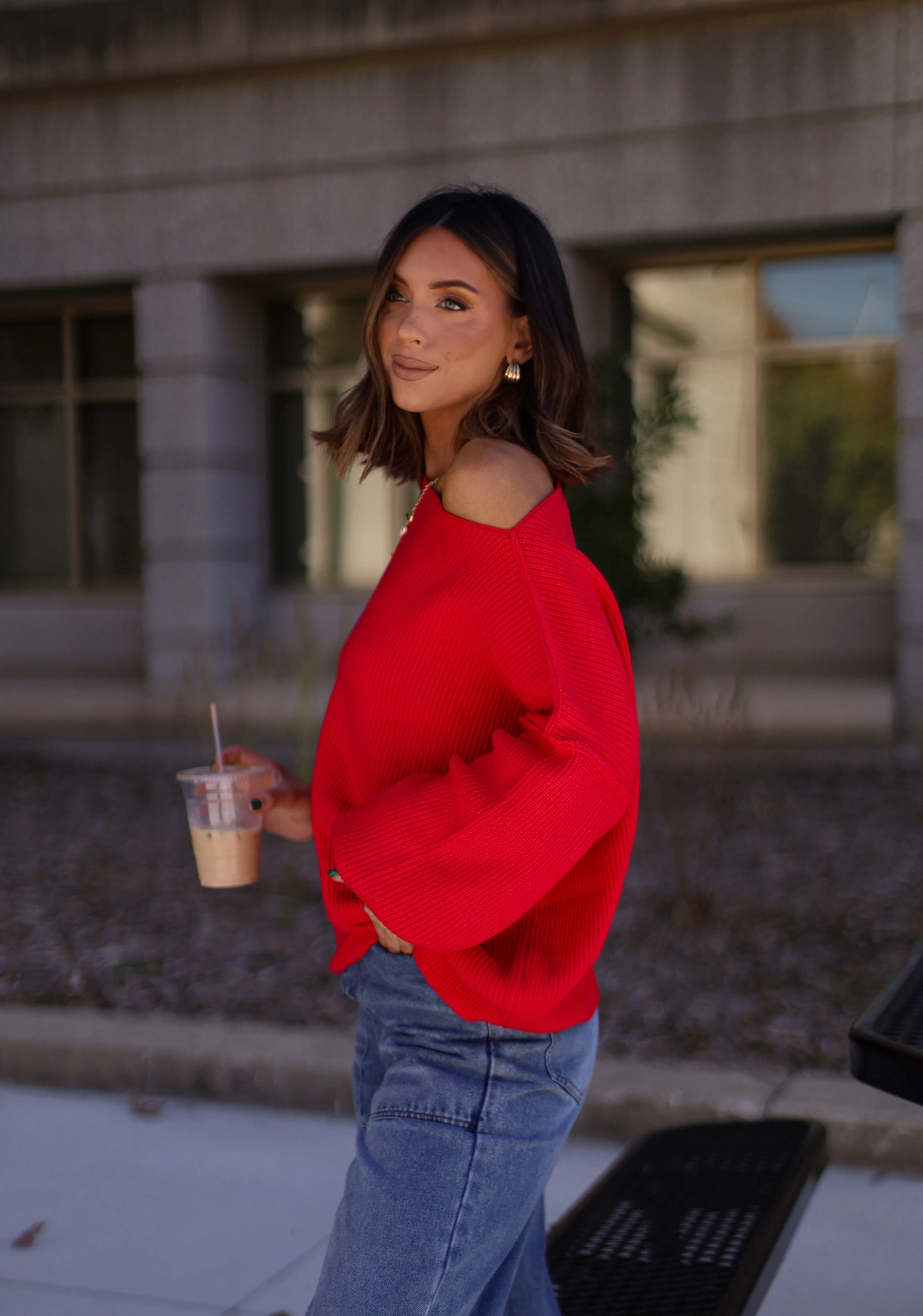 Oversized Boatneck Sweater