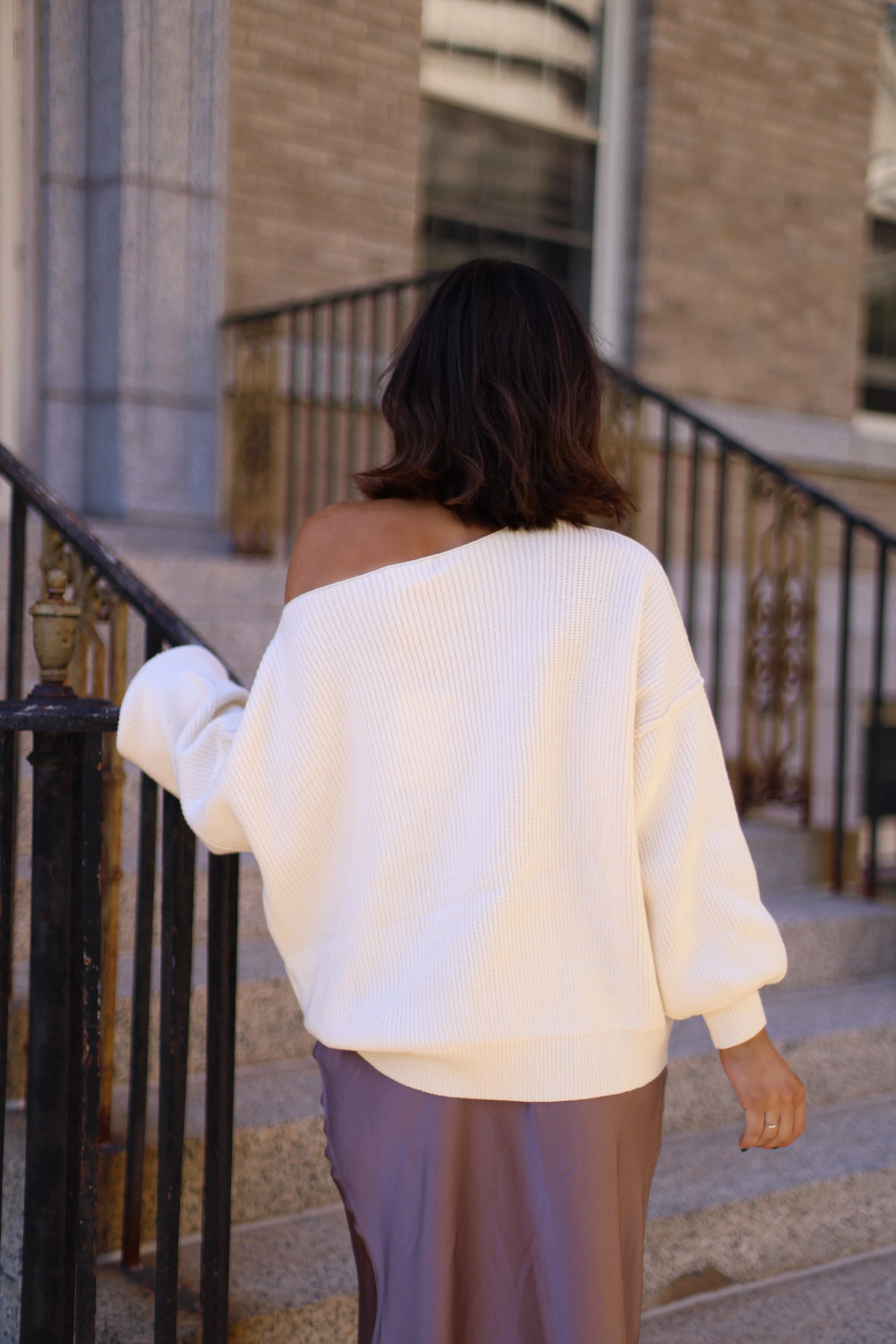 Oversized Boatneck Sweater