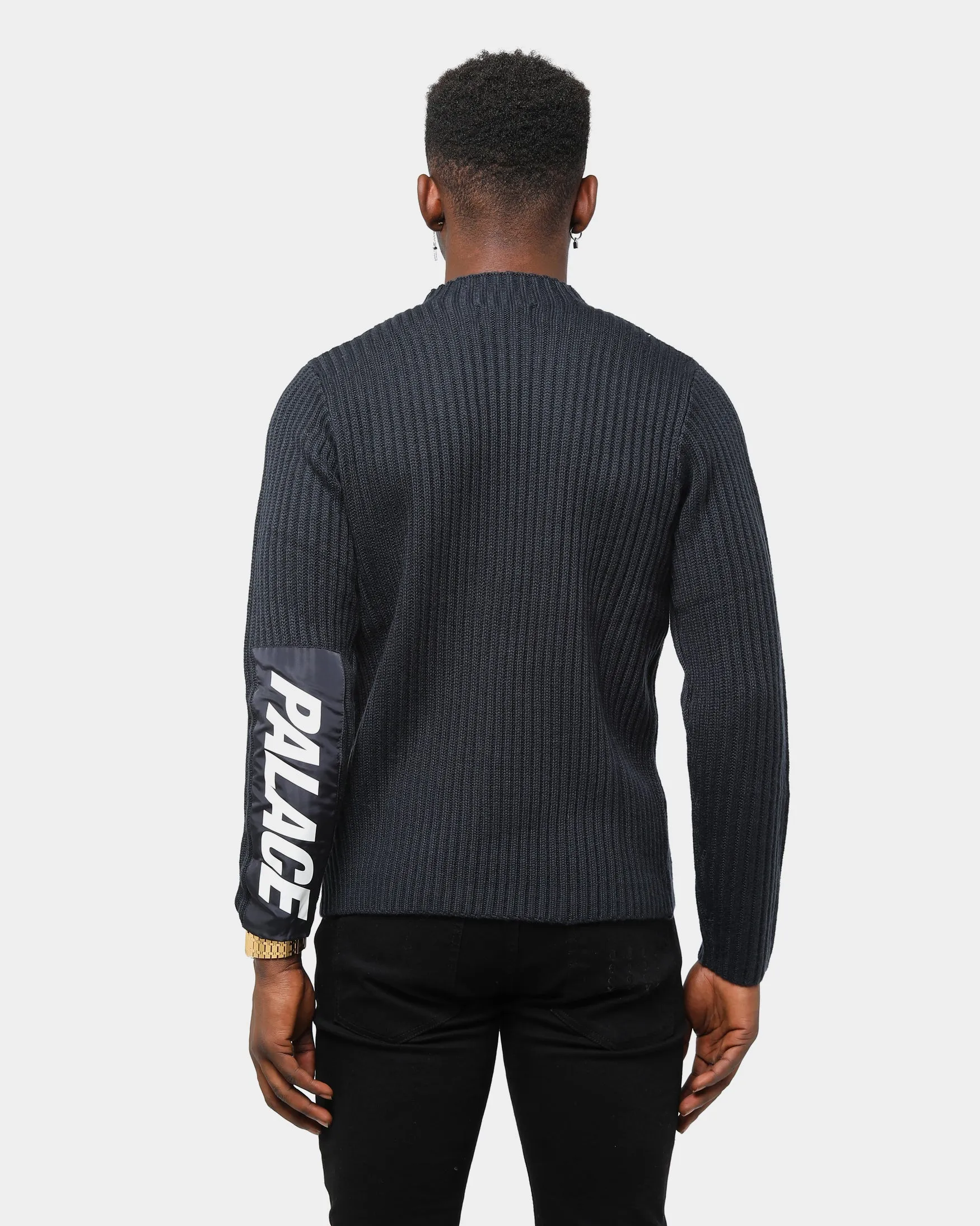 Palace Men's Jumbotronic Crewneck Navy