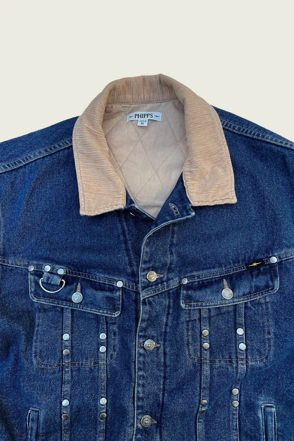 PHIPPS STUD DENIM JACKET