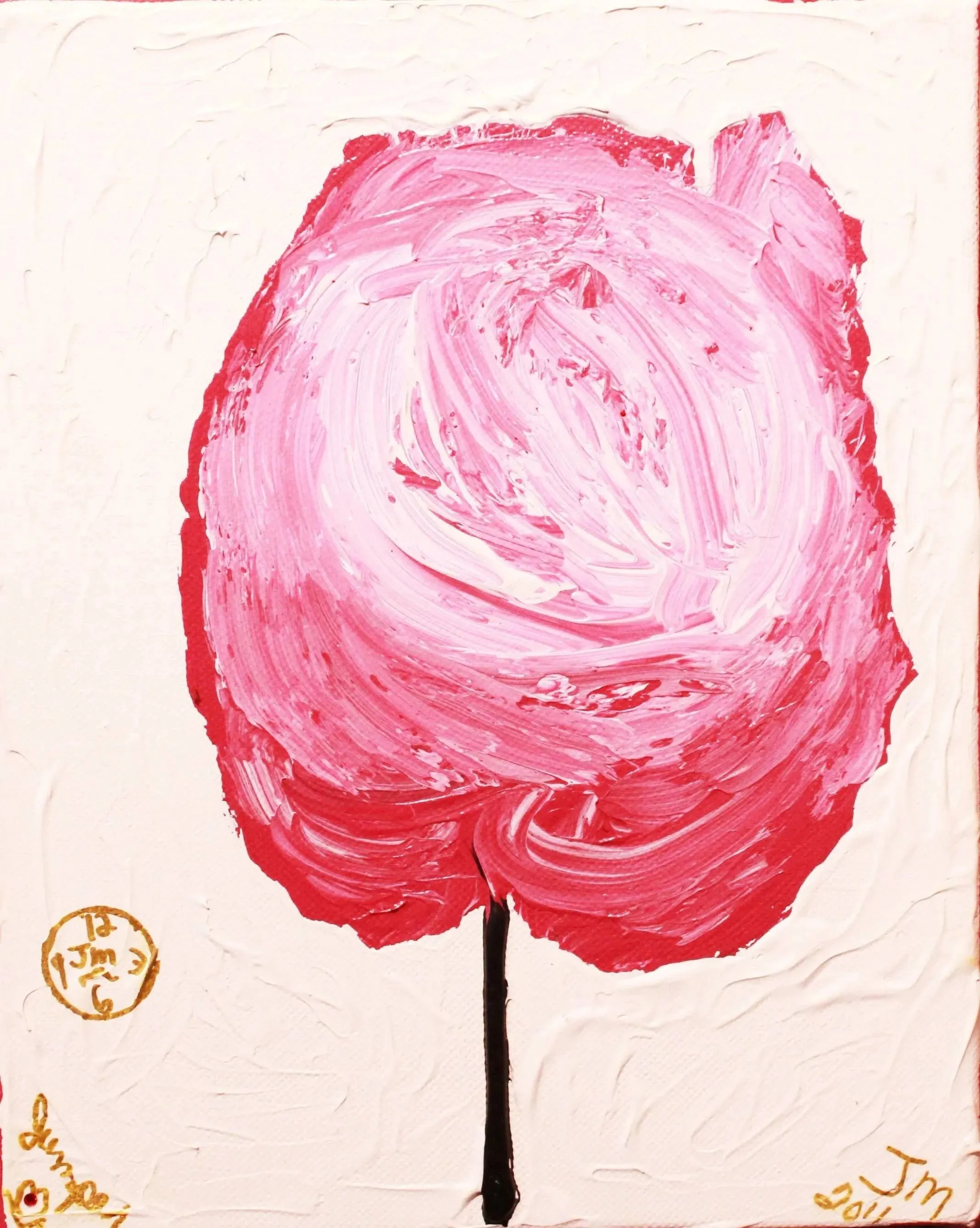 Pink Cotton Candy - Original Painting