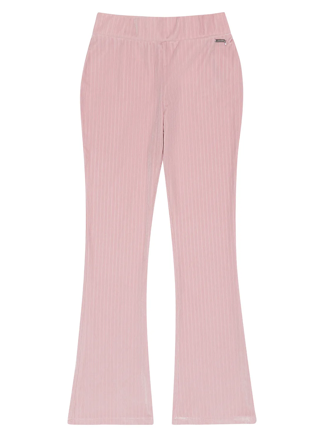 Pink Velour Long Pants (7-16)