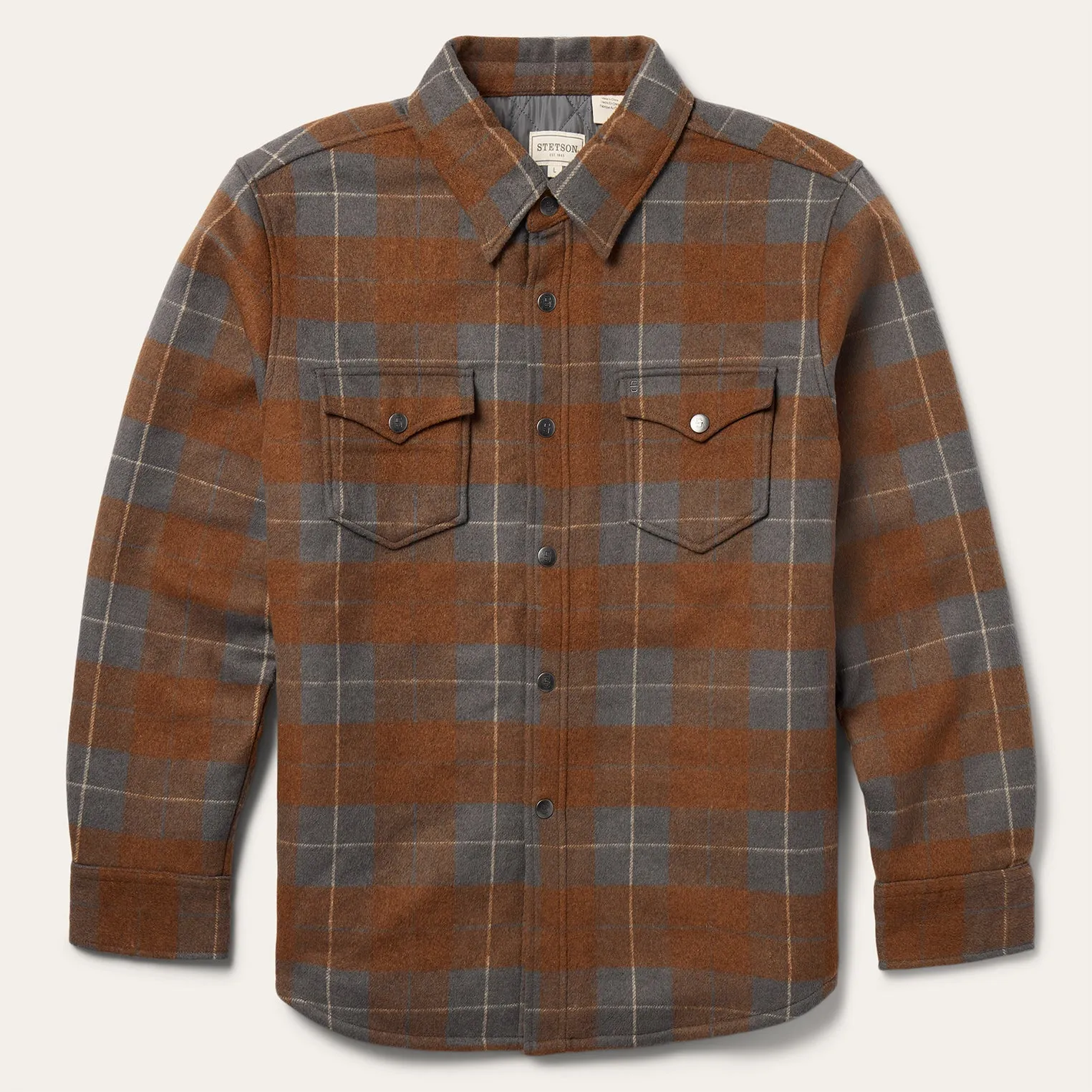 Plaid Western Shirt Jacket