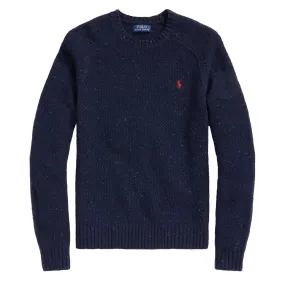 Polo Ralph Lauren Saddle Pullover New Navy Donegal