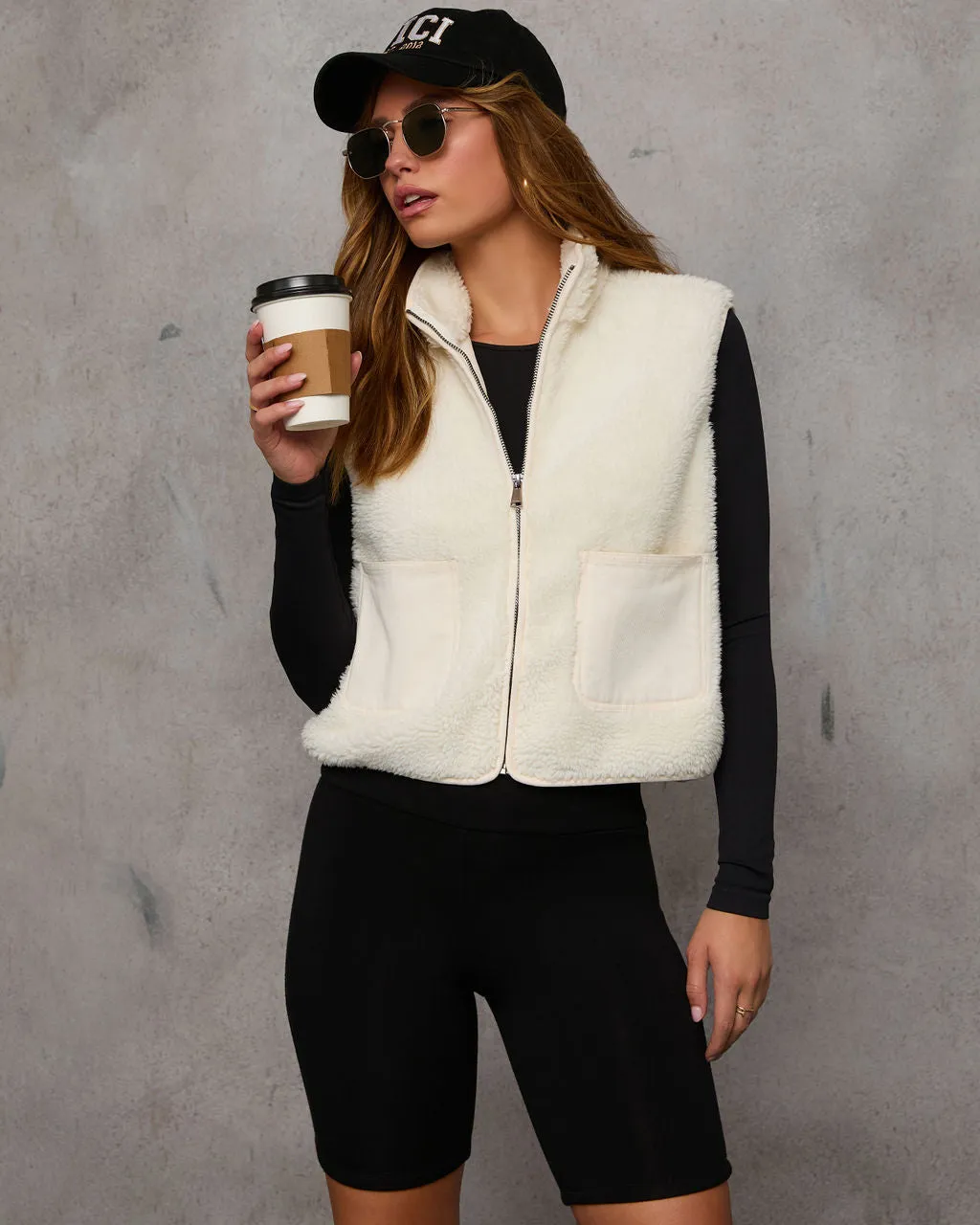 Preppy Feels Sherpa Vest