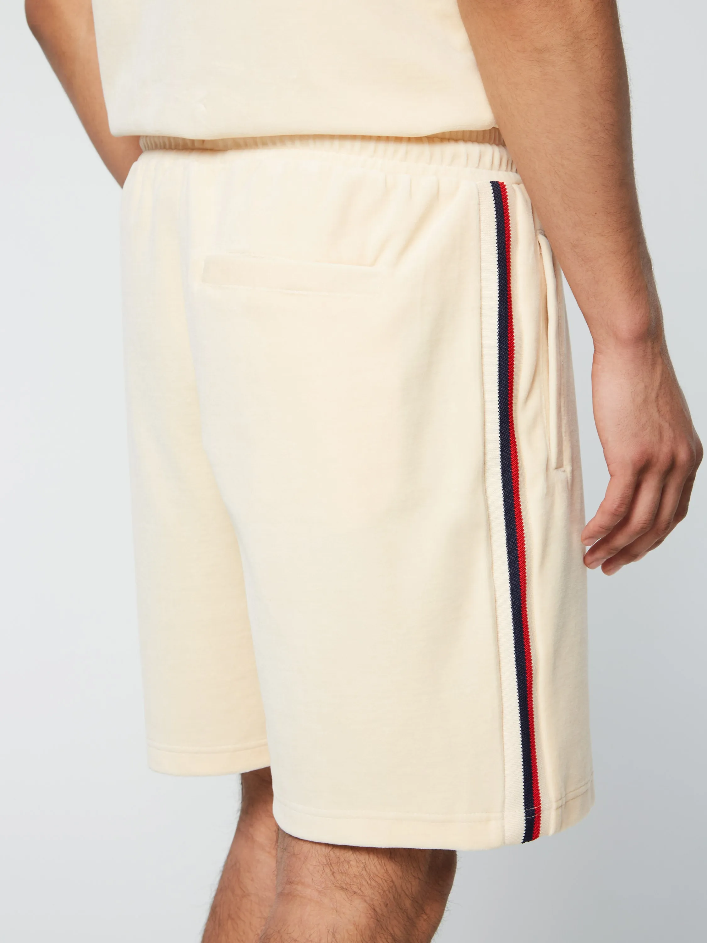 Primo Velour Short- Pearl Ivory