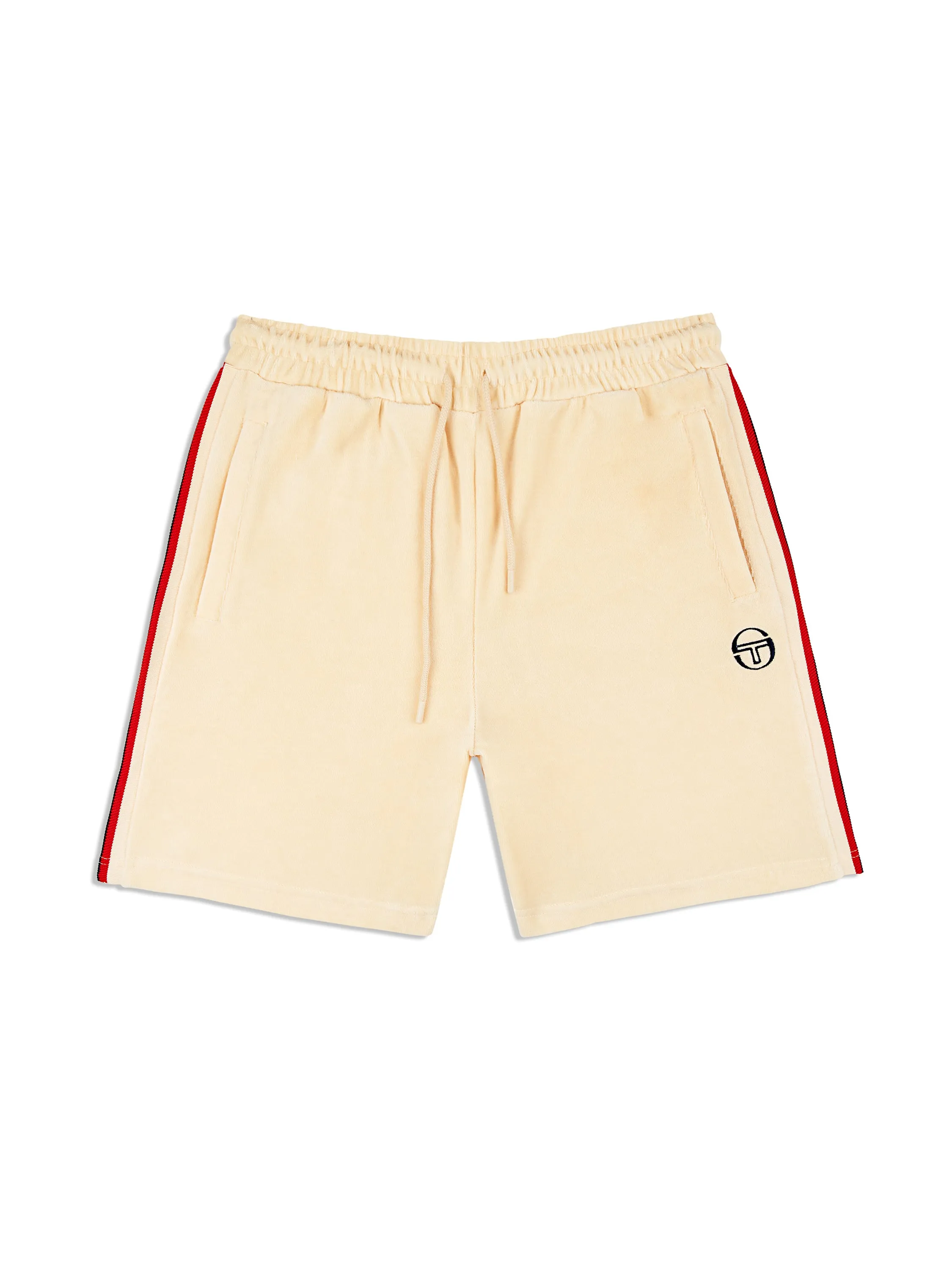 Primo Velour Short- Pearl Ivory