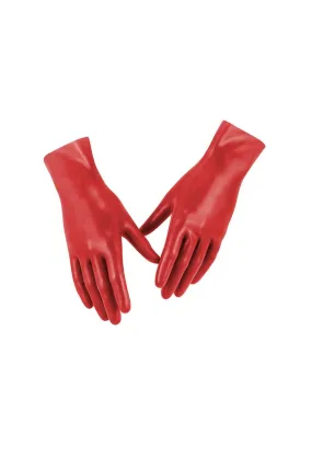 Psi Scarlet Red Latex Gloves