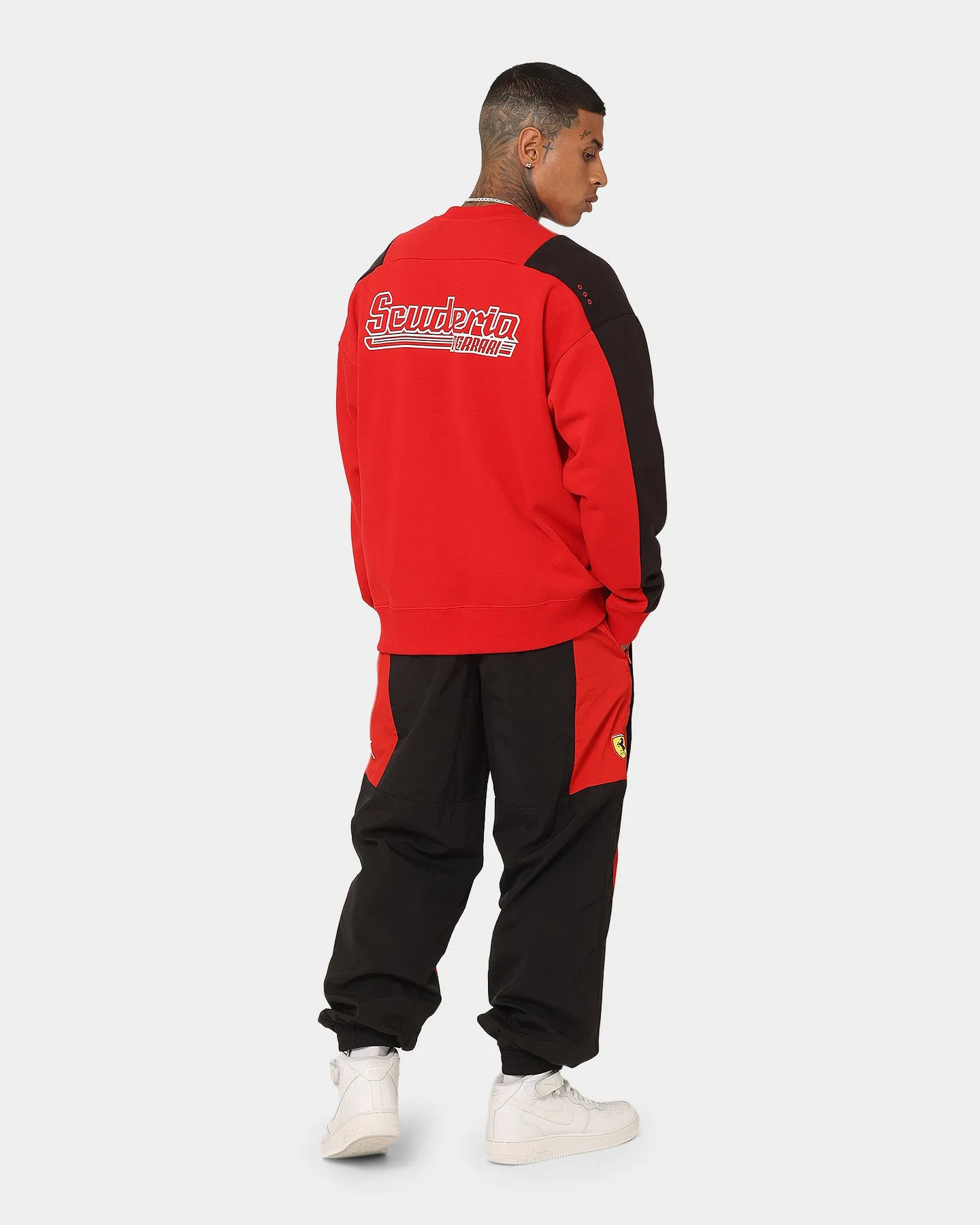 Puma X Ferrari Motorsports Race Statement Sweat Crewneck Rosso Corsa