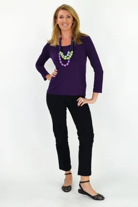 Purple Long Sleeve Basic