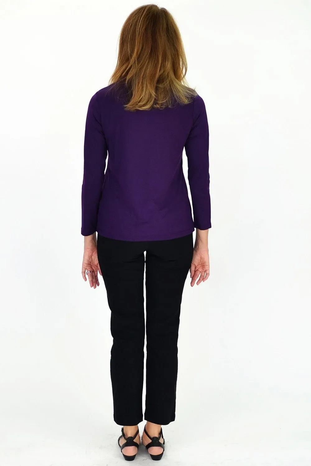 Purple Long Sleeve Basic