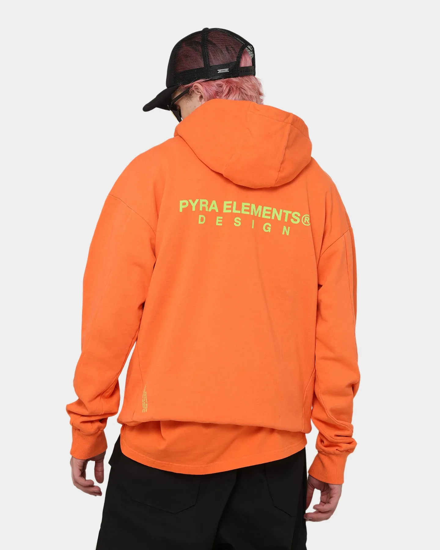 PYRA Design Logo Hoodie Orange