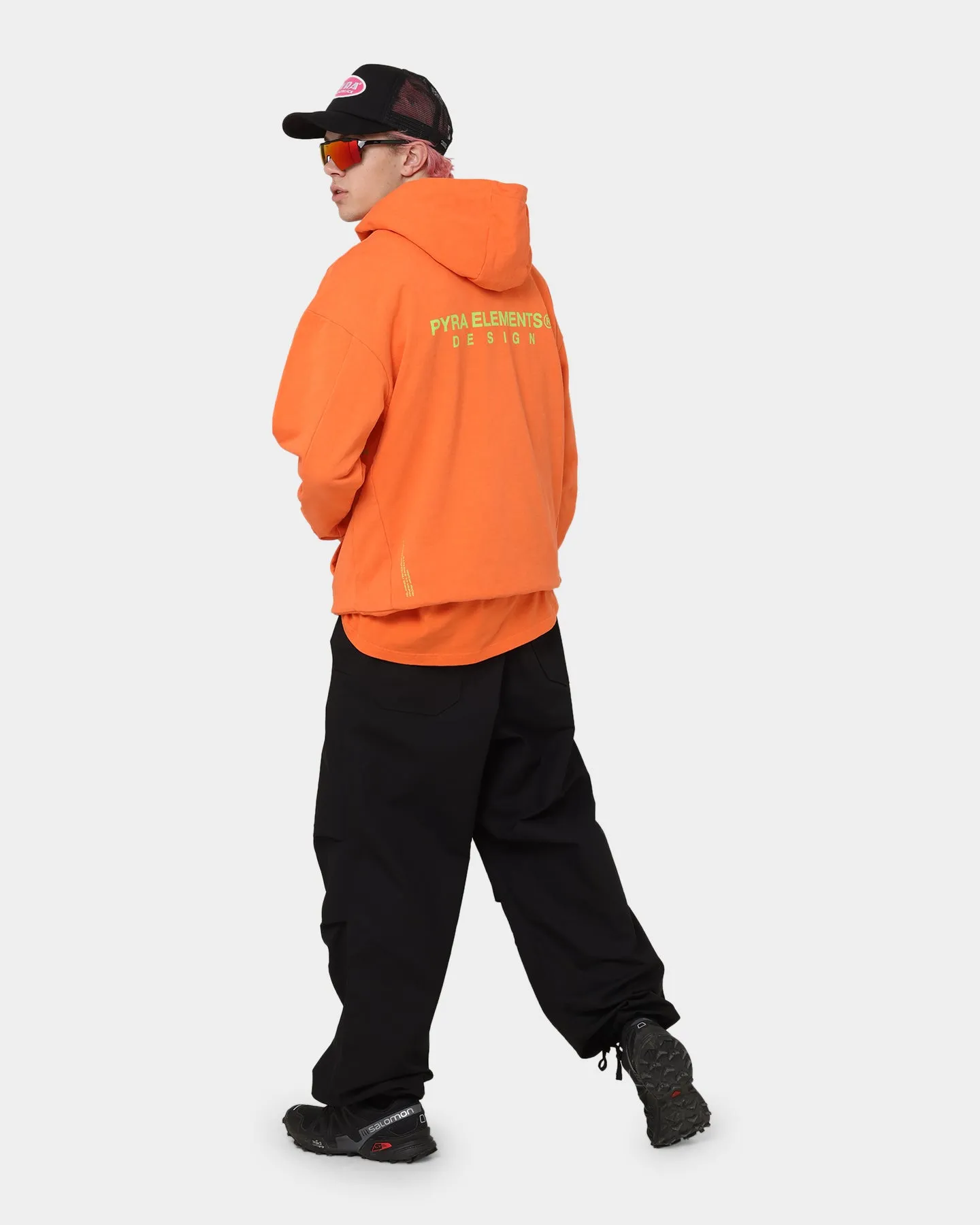 PYRA Design Logo Hoodie Orange