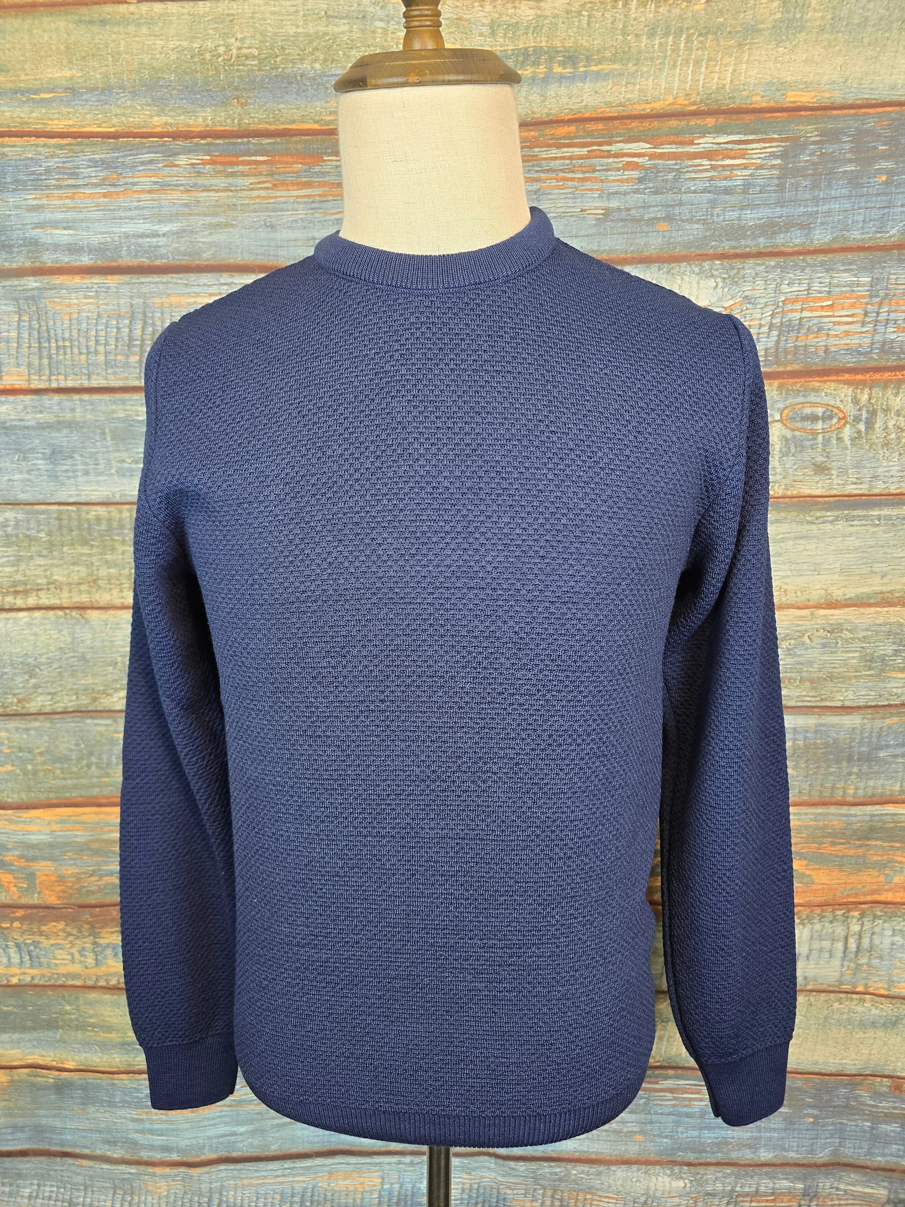 Remus Uomo Tapered Fit Merino Wool-Blend Sweater