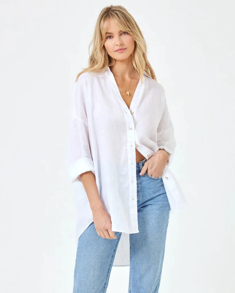 RIO Linen Tunic in White