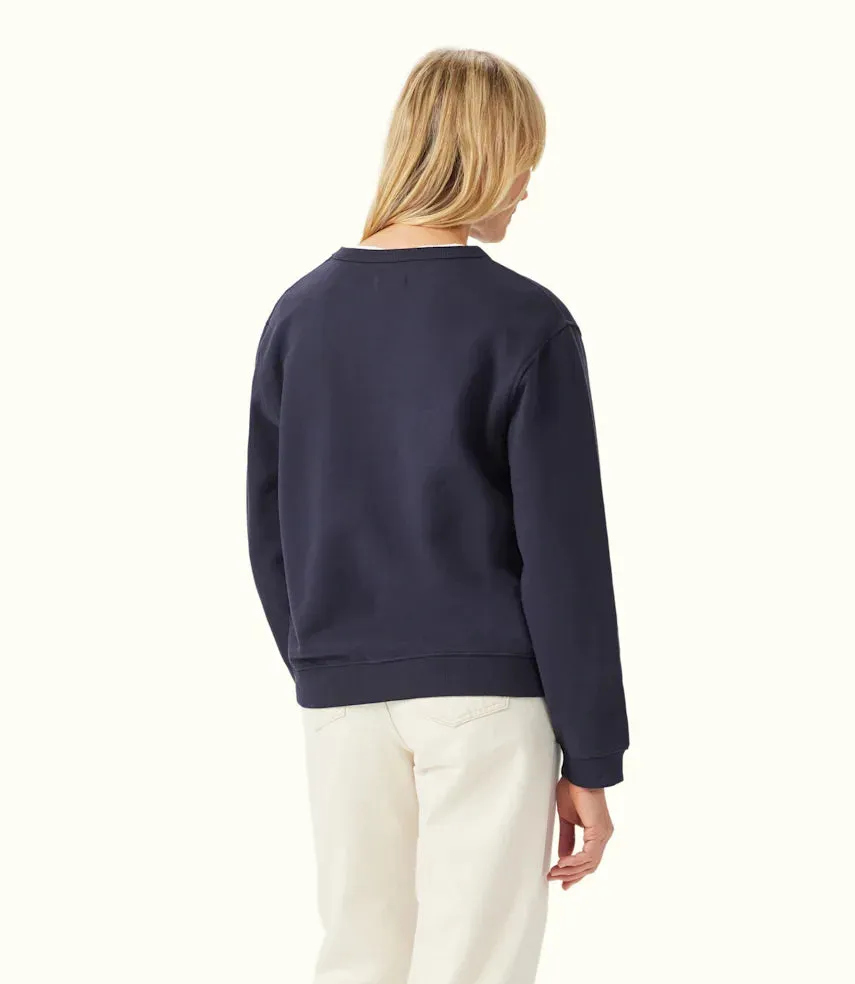 R.M.Williams - Bold Heritage Crewneck Sweatshirt - Navy