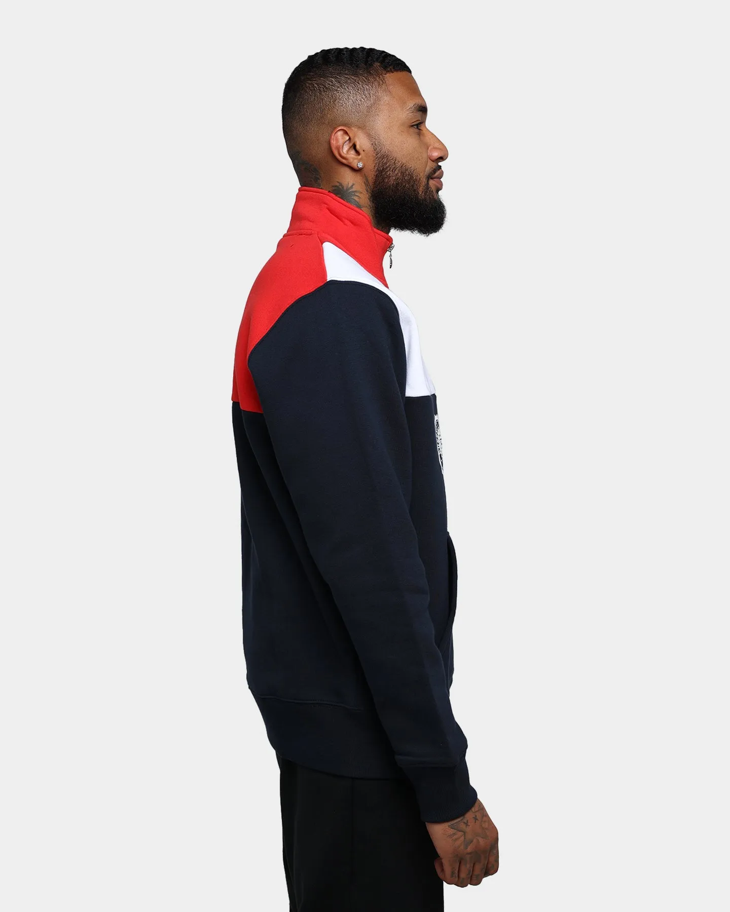 Russell Athletic Hellcat Three Quarter Zip Ink