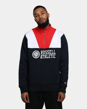 Russell Athletic Hellcat Three Quarter Zip Ink