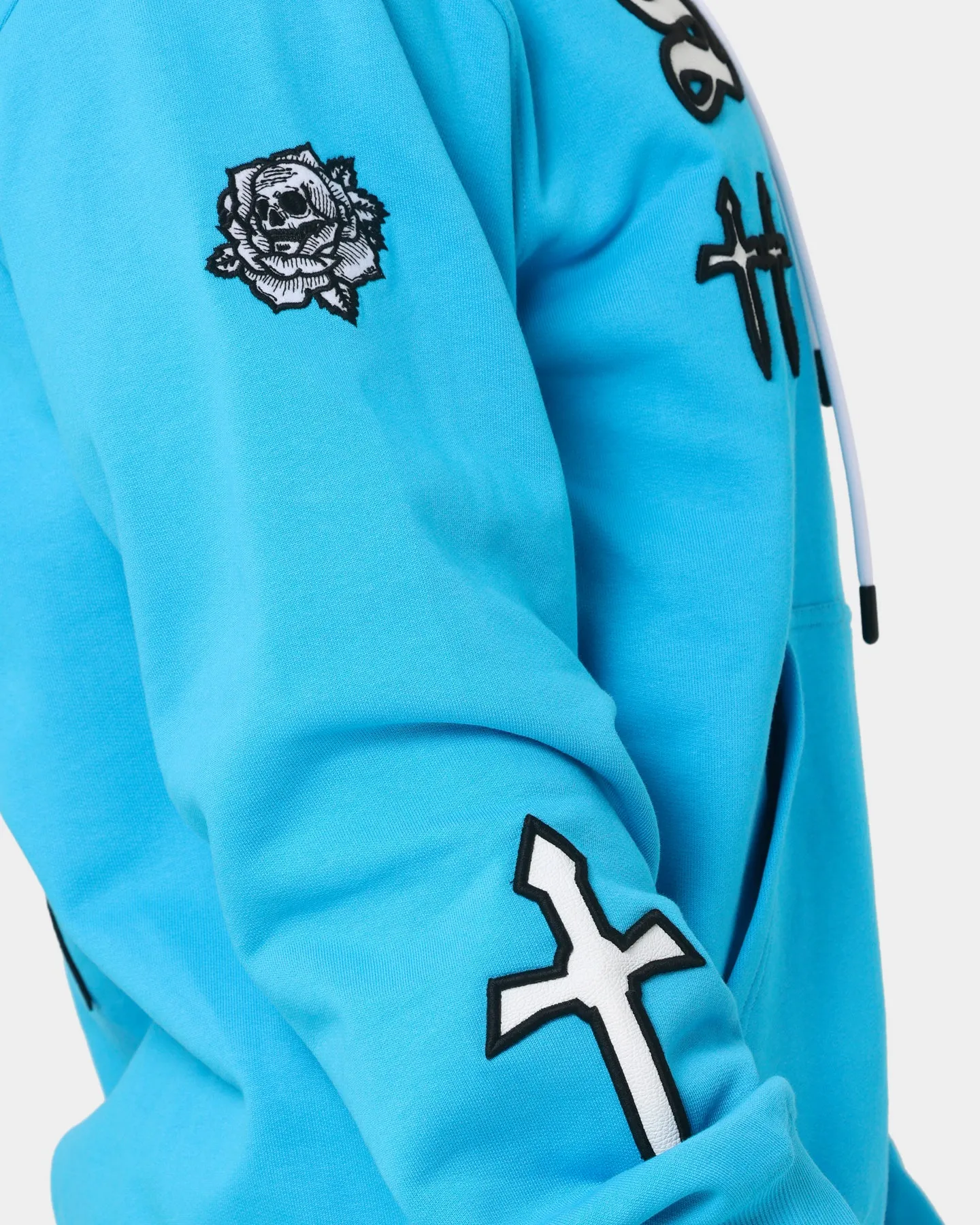 Saint Morta Graveyard Hoodie Cyan