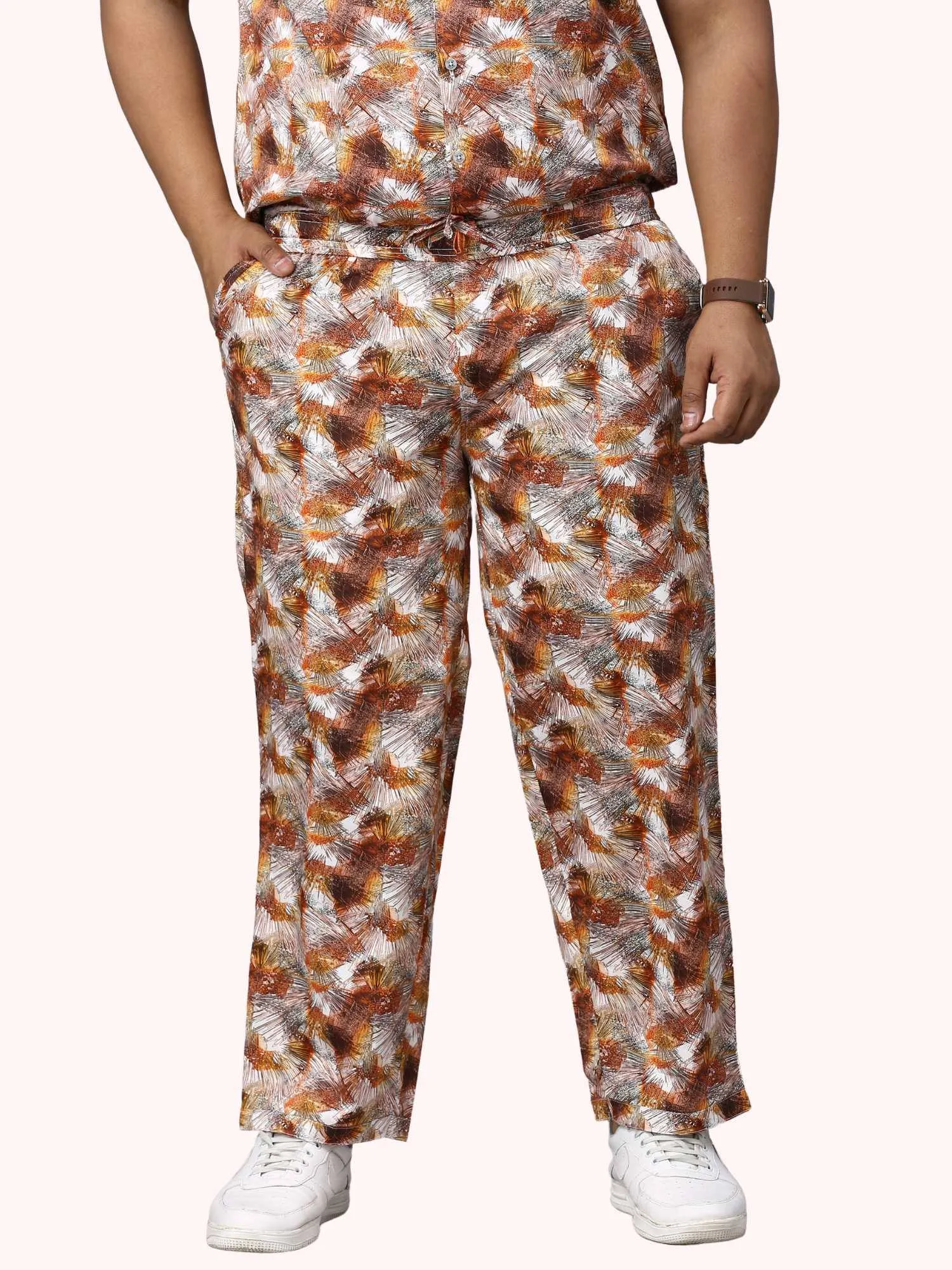 Sandstone Digital Printed Full Co-Ords Men's Plus Size