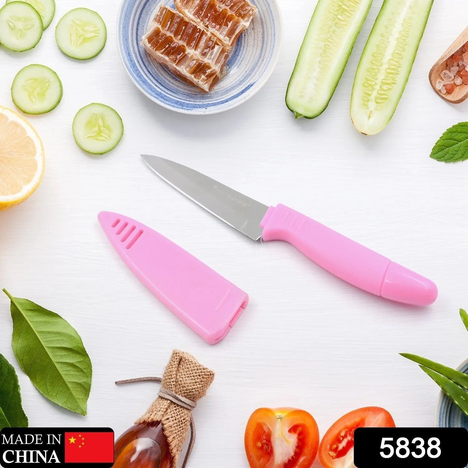 Sharp Fruit Knife (Stainless Steel, Comfortable Grip): 1 Pc