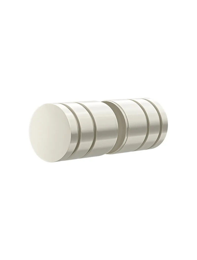 Shower Door Round Handle - PVD Brushed Nickel