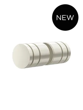 Shower Door Round Handle - PVD Brushed Nickel