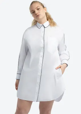 Signature Piping Tunic Shirt