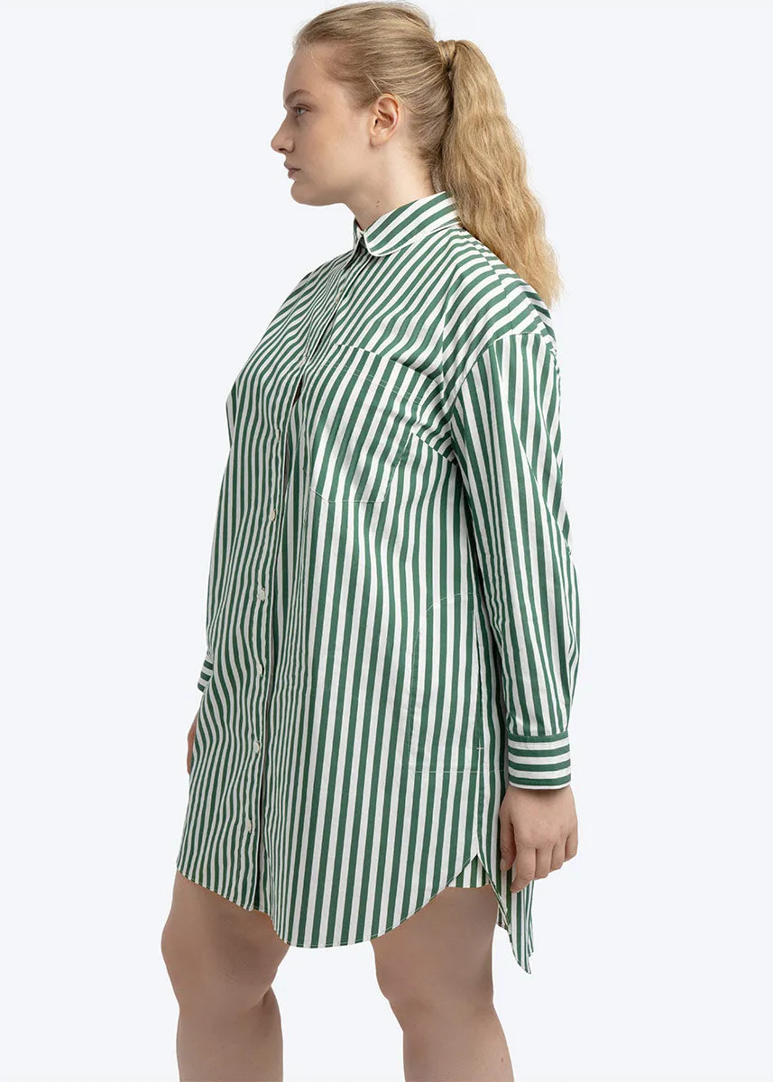 Signature Tunic Shirt Palm Green