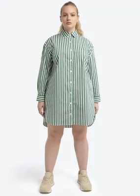 Signature Tunic Shirt Palm Green