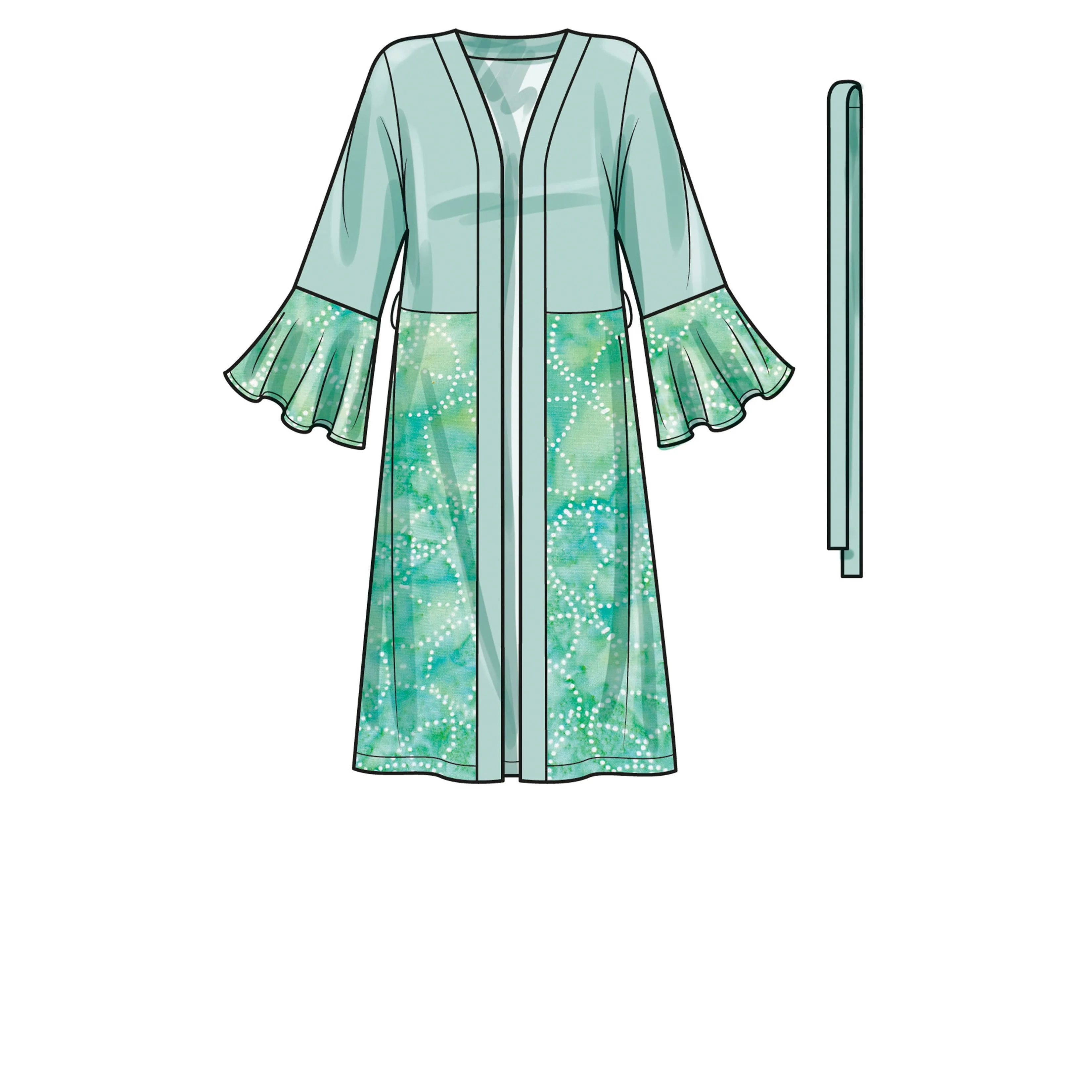 Simplicity Sewing Pattern S9602 MISSES' CAFTANS AND WRAPS