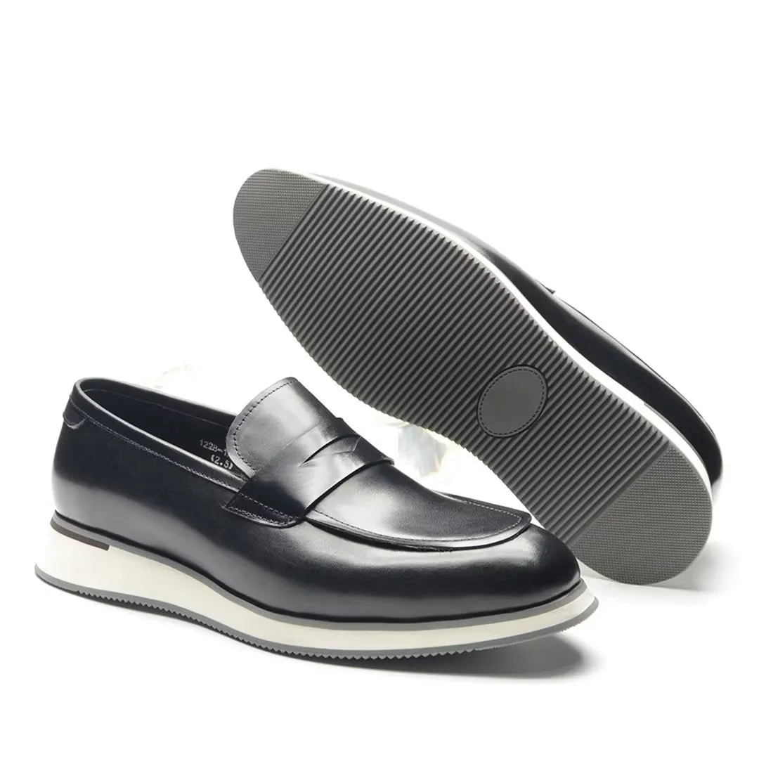 Sleek Minimalist Leather Dress Shoes