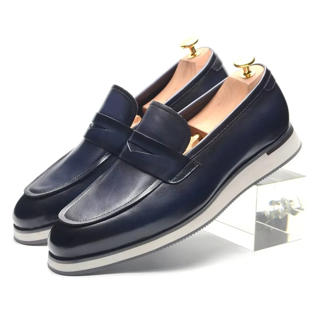 Sleek Minimalist Leather Dress Shoes