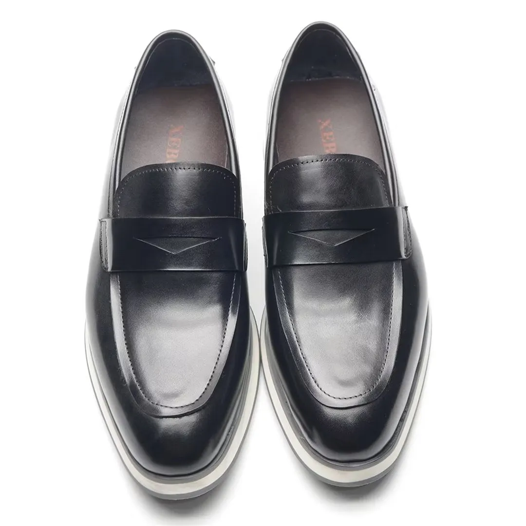 Sleek Minimalist Leather Dress Shoes