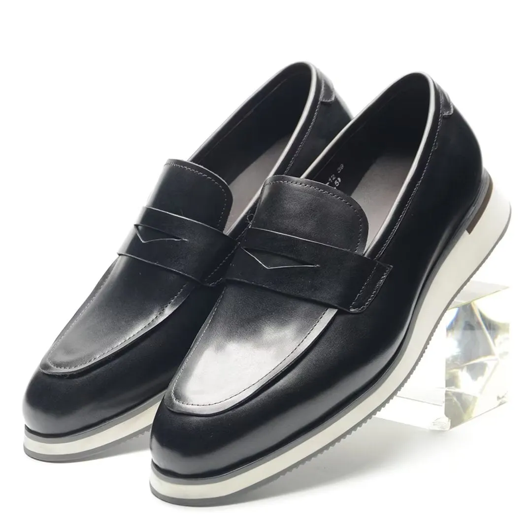 Sleek Minimalist Leather Dress Shoes