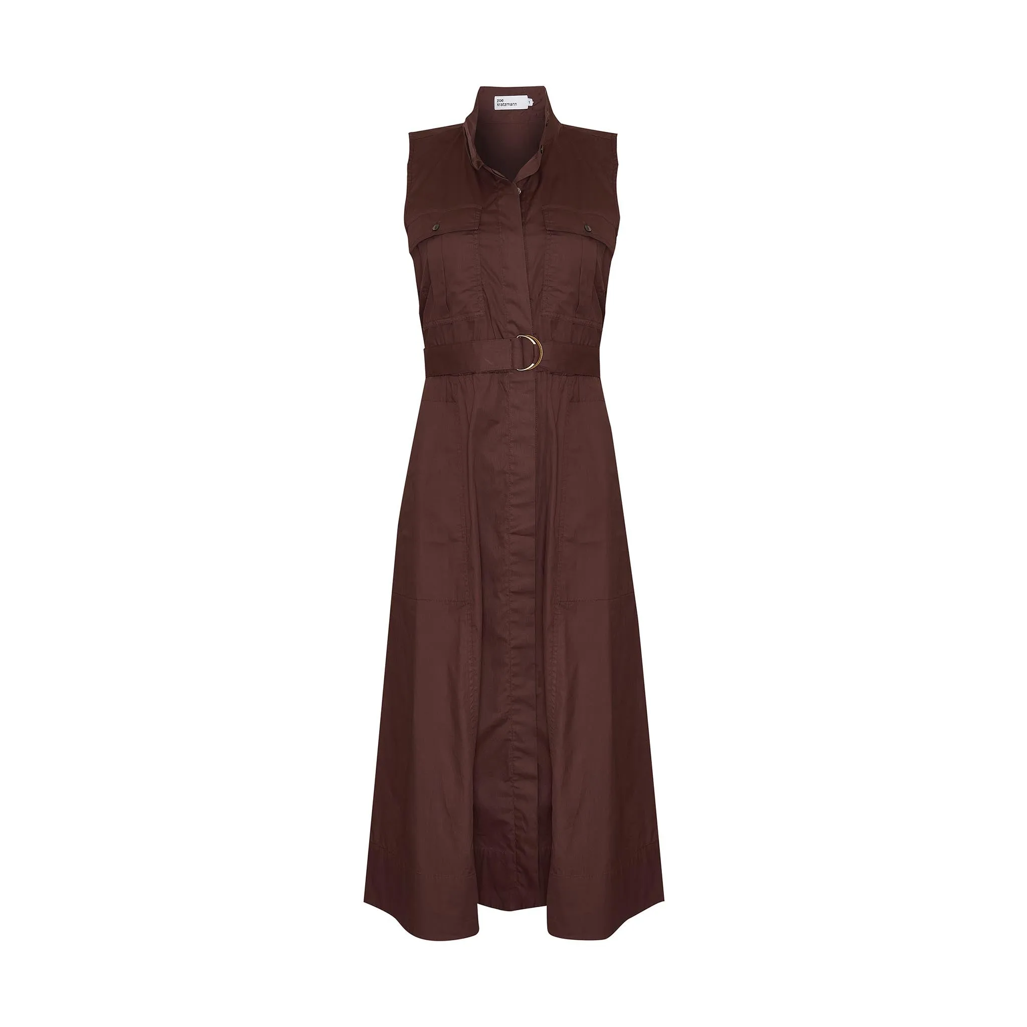 Snippet Dress in Carob