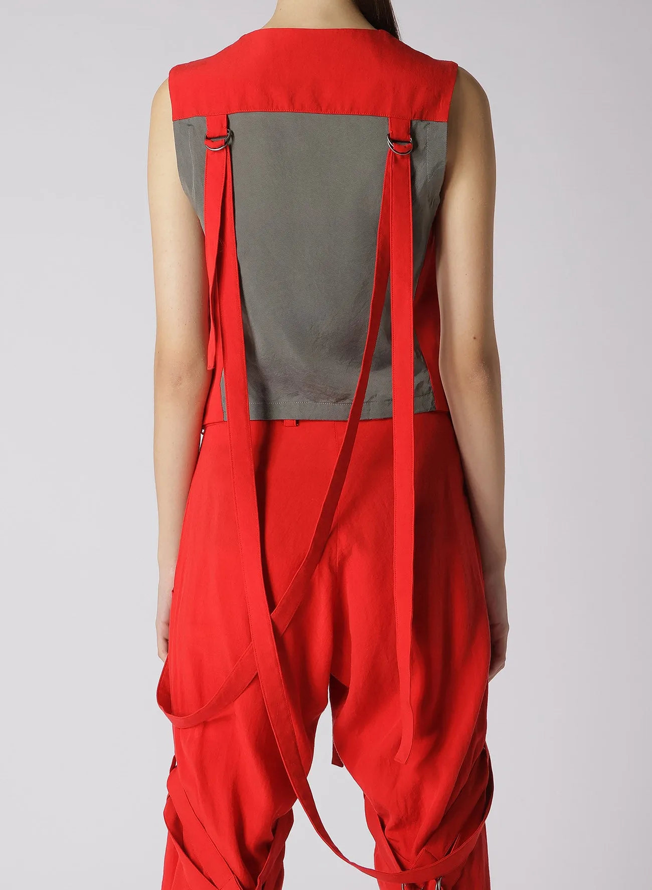 SOFT BROAD COTTON HANGING STRAP VEST