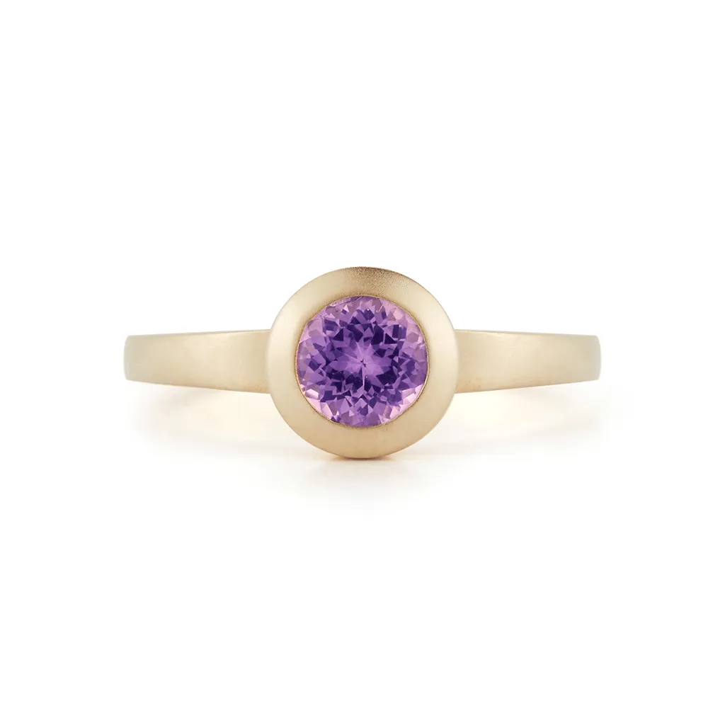 Steller Natural Lavender Sapphire Ring