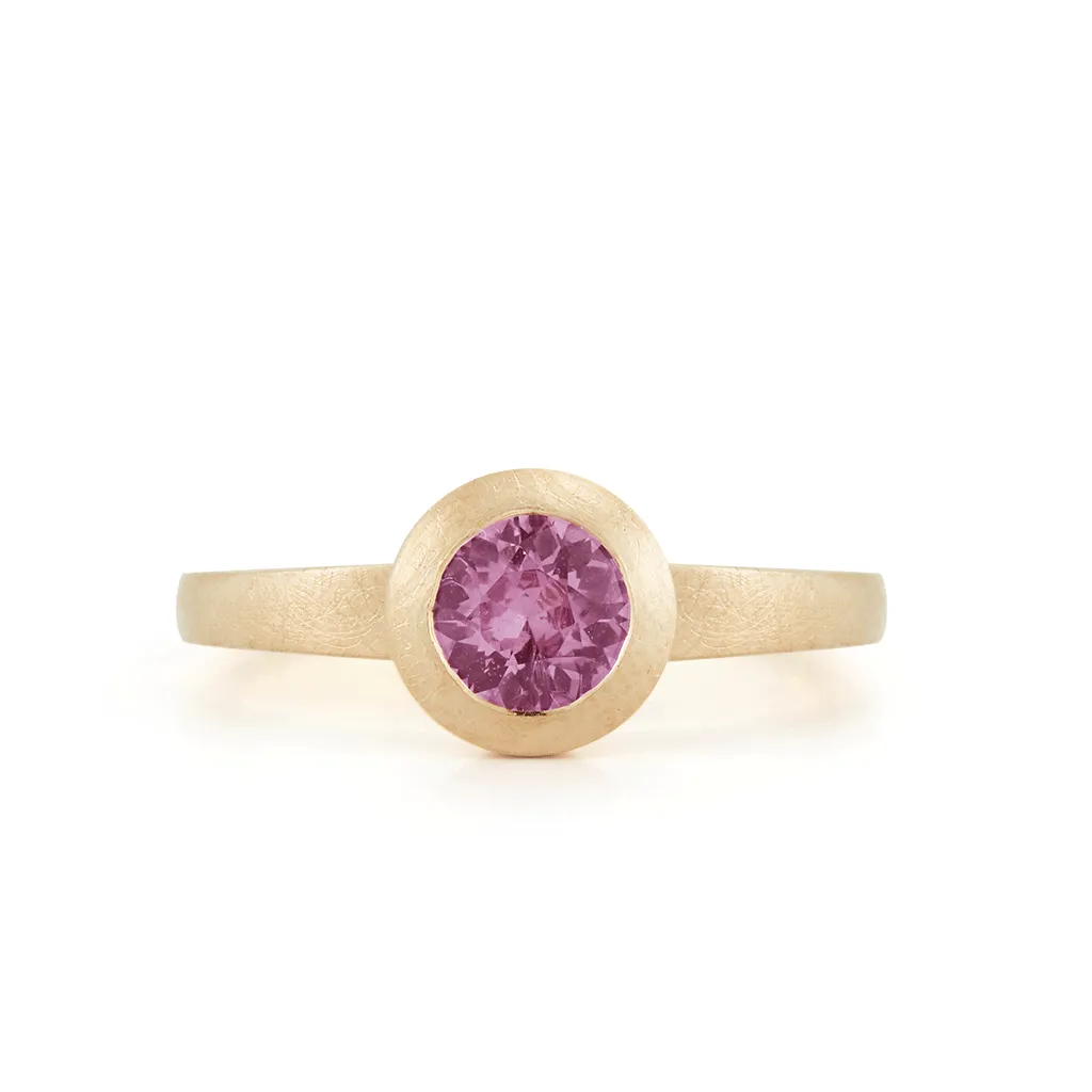 Steller Natural Pink Sapphire Ring