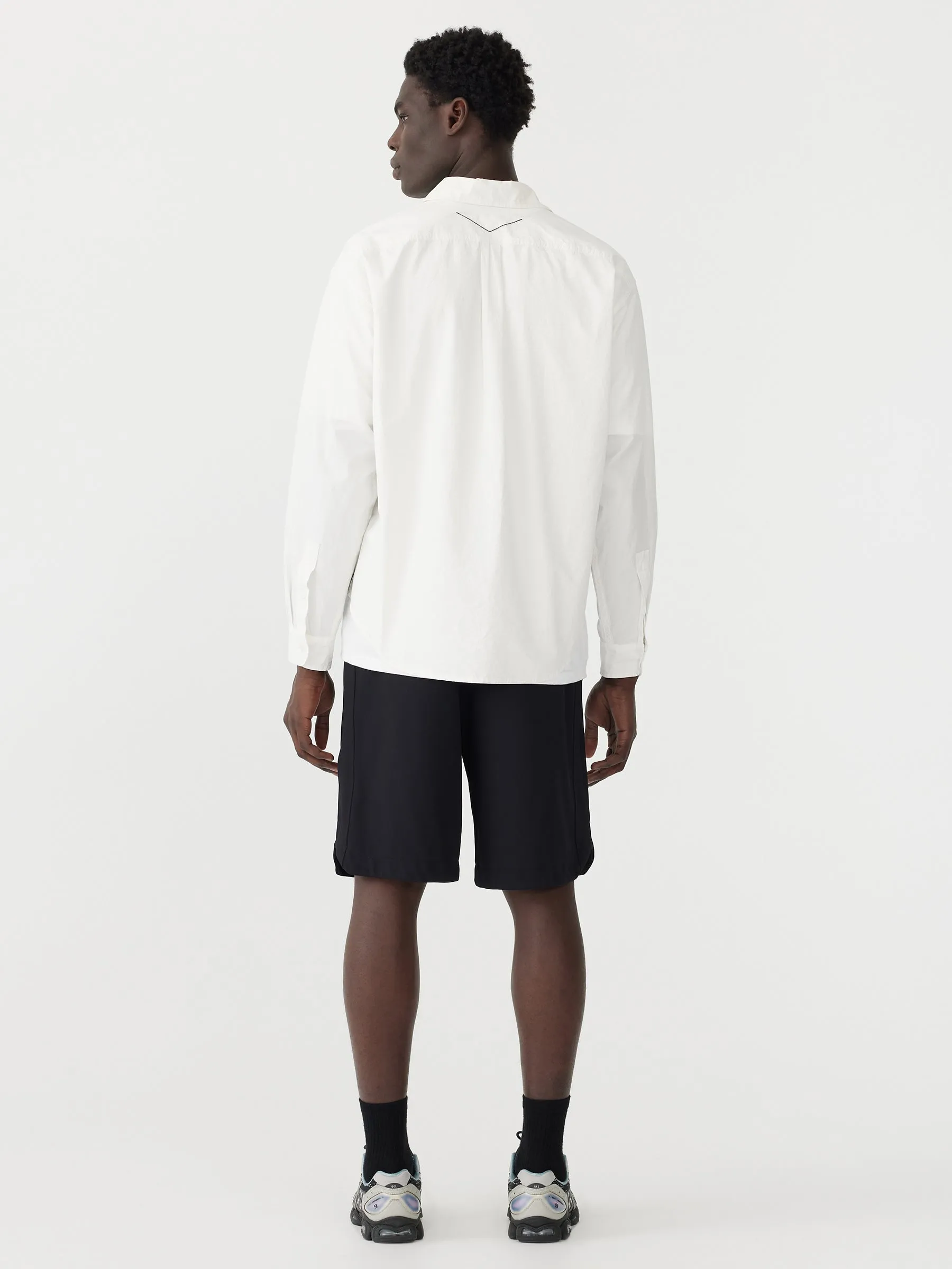 stretch twill basketball short