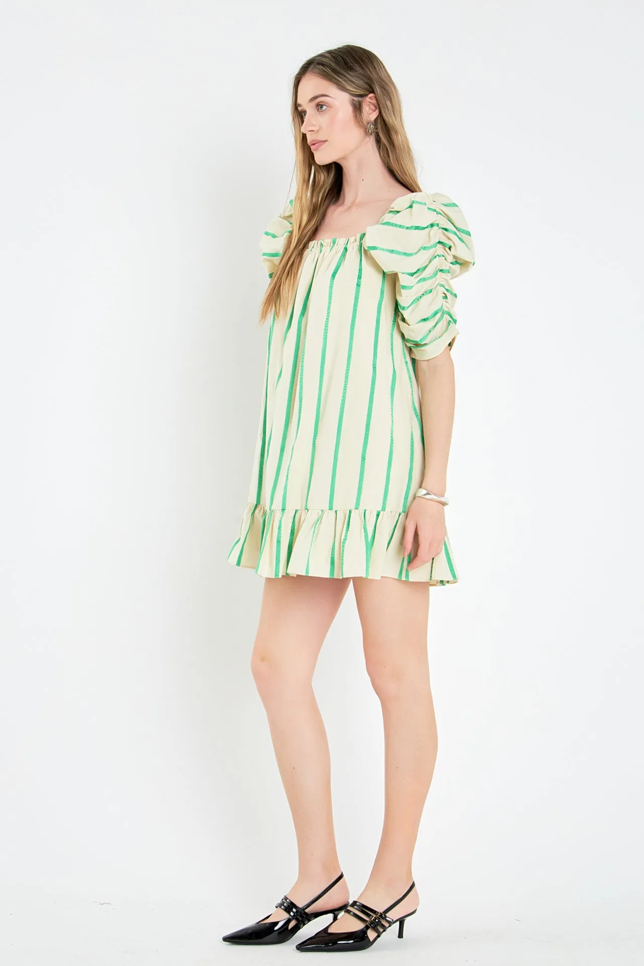 Stripe Babydoll Dress