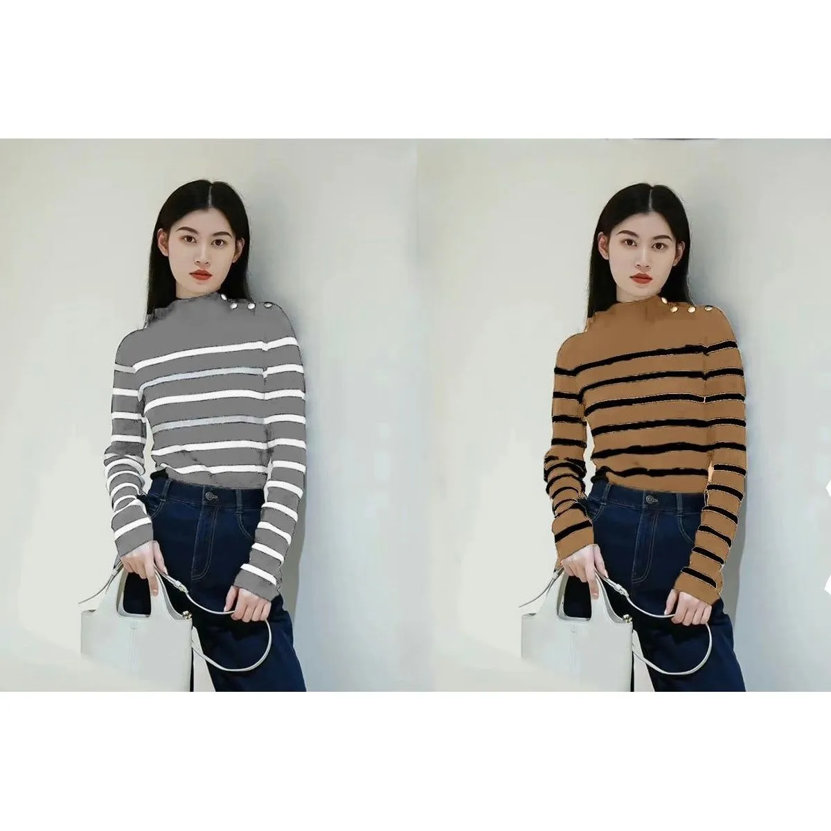 stripe sweater Pullovers Cardigans