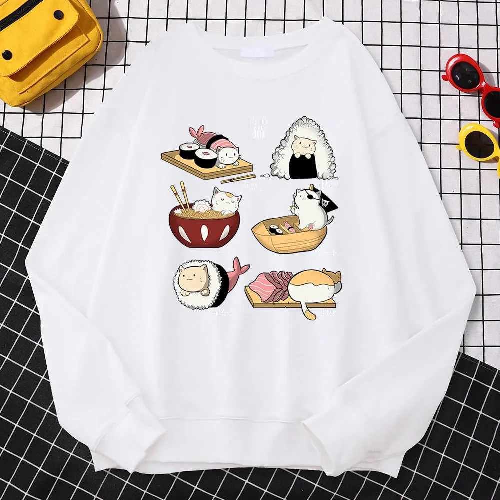 Sushi Cats Harajuku Sweater