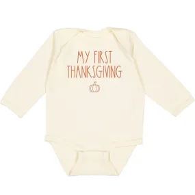 Sweet Wink INFANT MY FIRST THANKSGIVING L/S Bodysuit