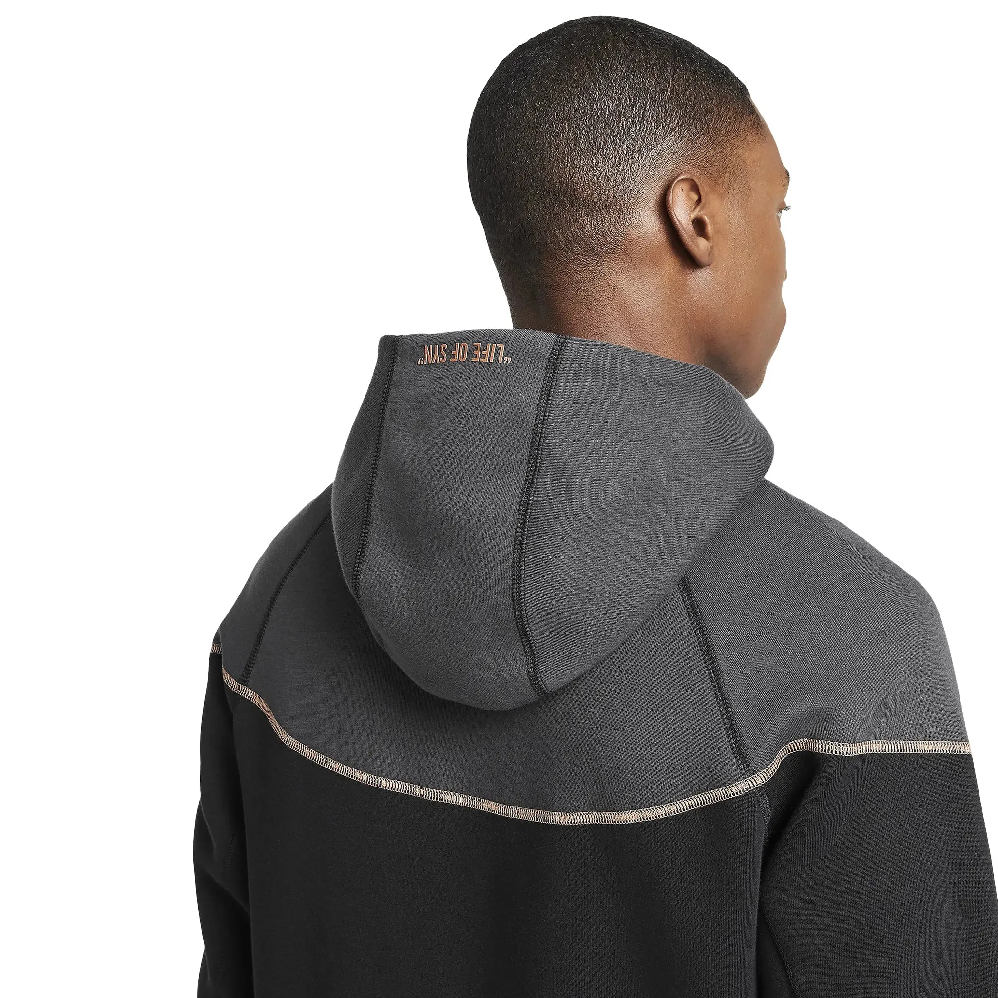 Syna World x Nike Central Cee Tech Fleece Black Hoodie